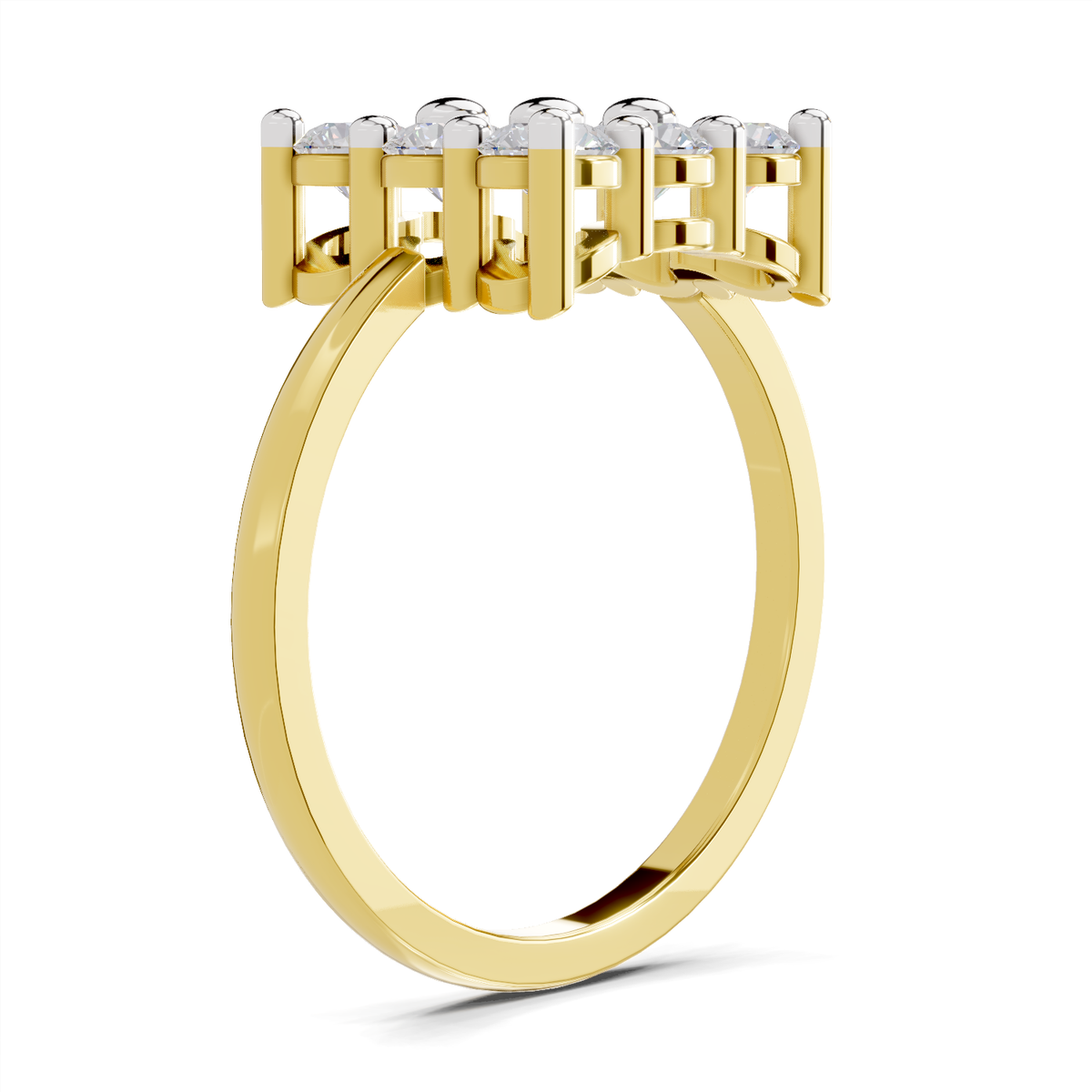Stunning Promise Eternity Diamond Engagement Ring