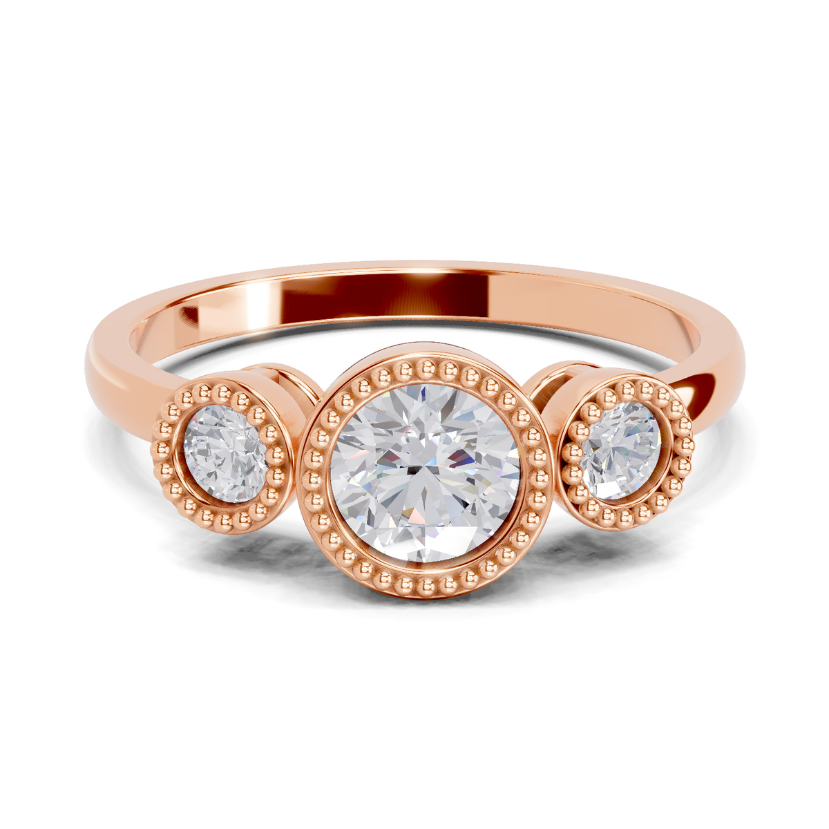 Pristine Petal Diamond Engagement Ring