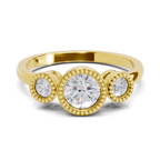 Pristine Petal Diamond Engagement Ring