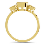 Pristine Petal Diamond Engagement Ring