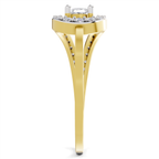 Sparkling Pear Promise Diamond Promise Ring