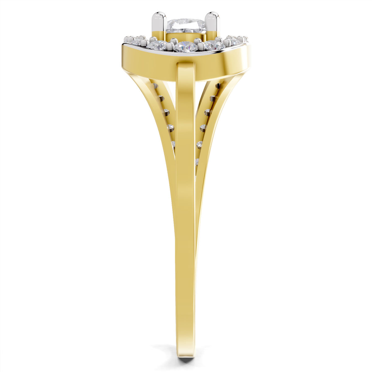 Sparkling Pear Promise Diamond Promise Ring