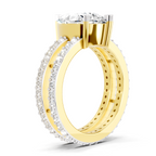 Elegant Pear Diamond Engagement Ring