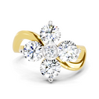 Lustrous Round Diamond Ring