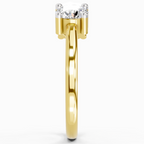 Exquisite Round Two-Stone Diamond Ring