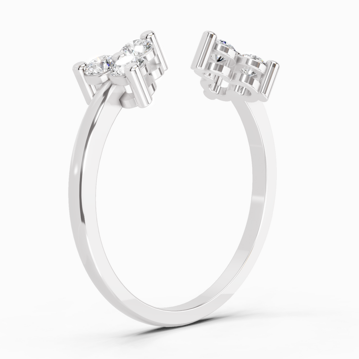 Ethereal Bloom Diamond Engagement Ring