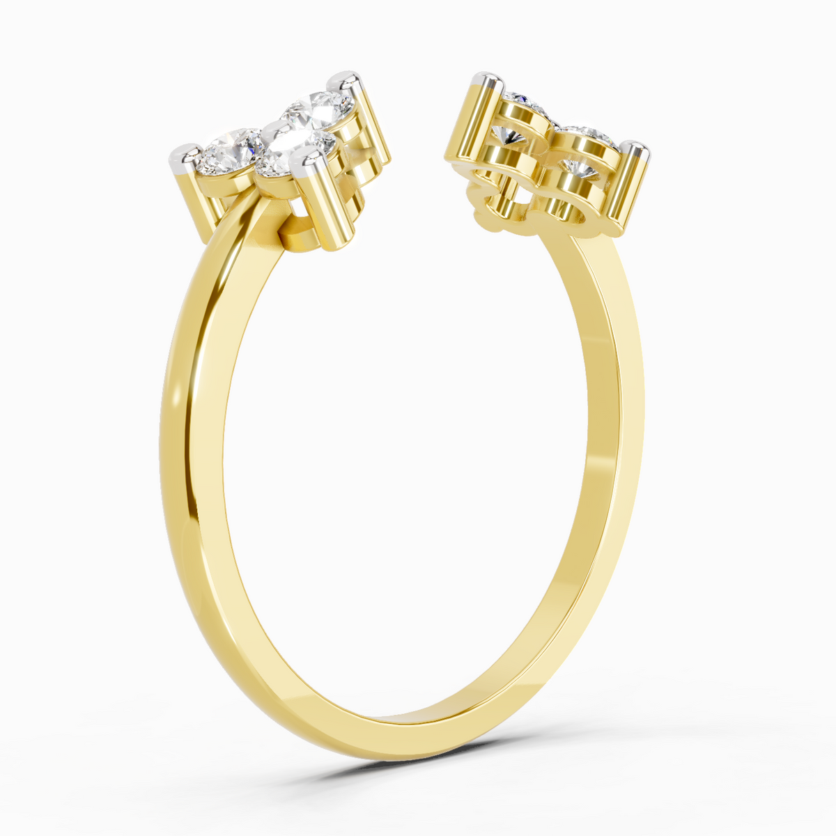 Ethereal Bloom Diamond Engagement Ring