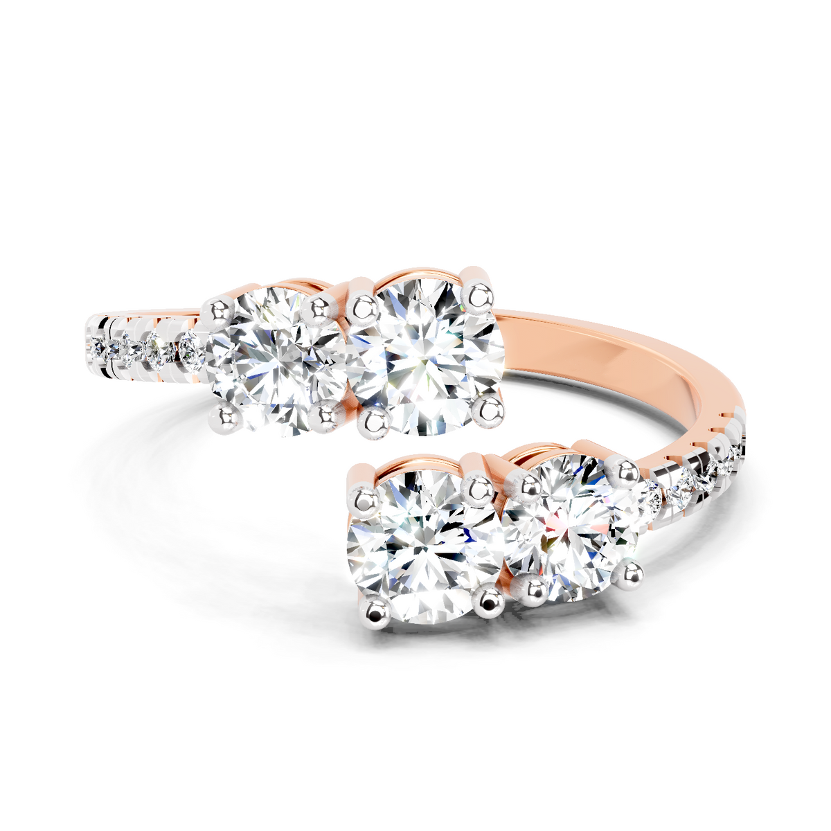 Sparkling Eternal Diamond Engagement Ring