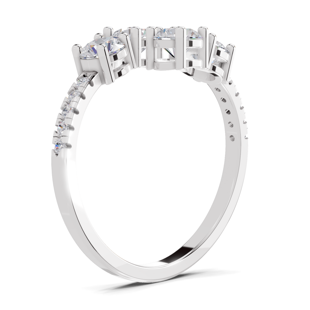 Sparkling Eternal Diamond Engagement Ring