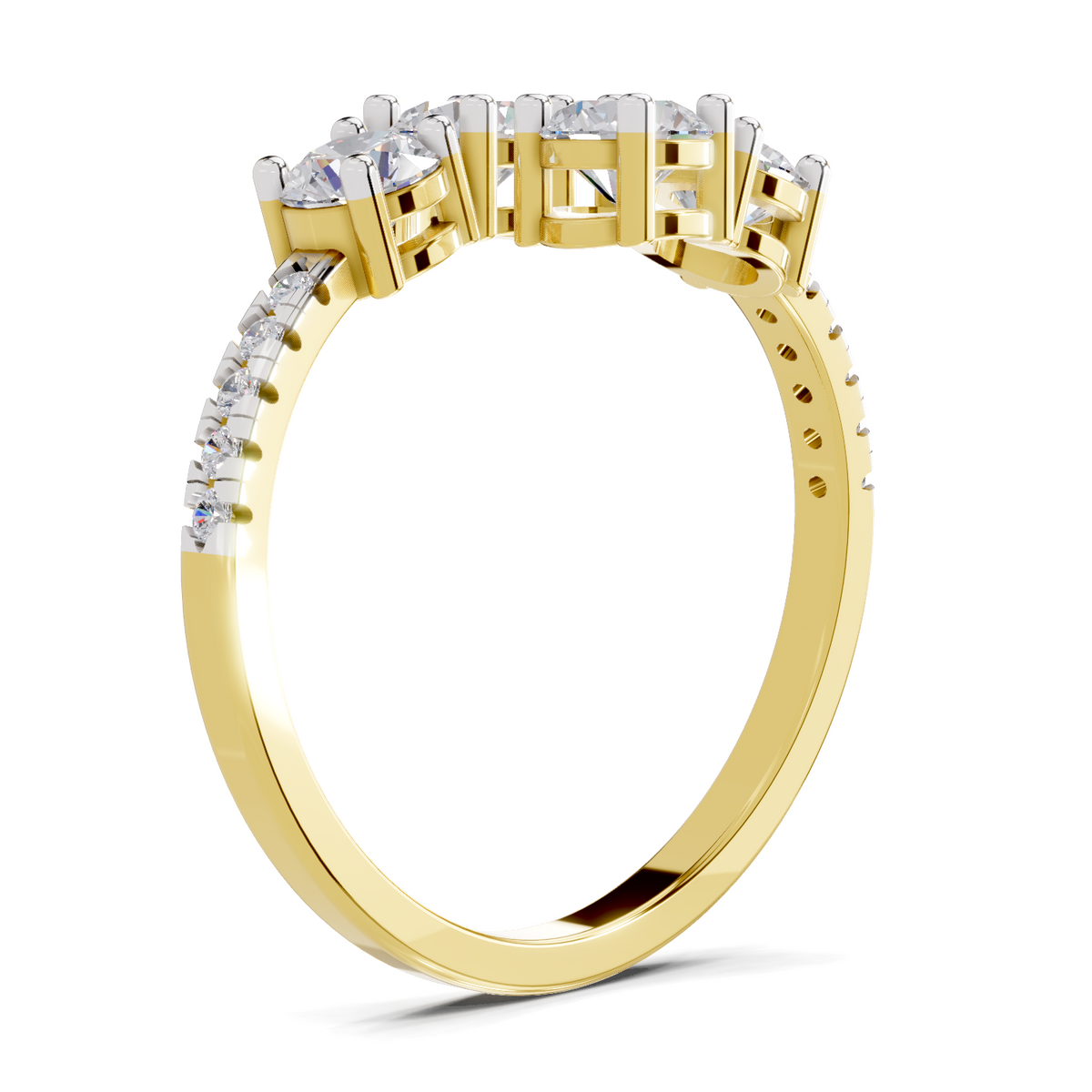 Sparkling Eternal Diamond Engagement Ring