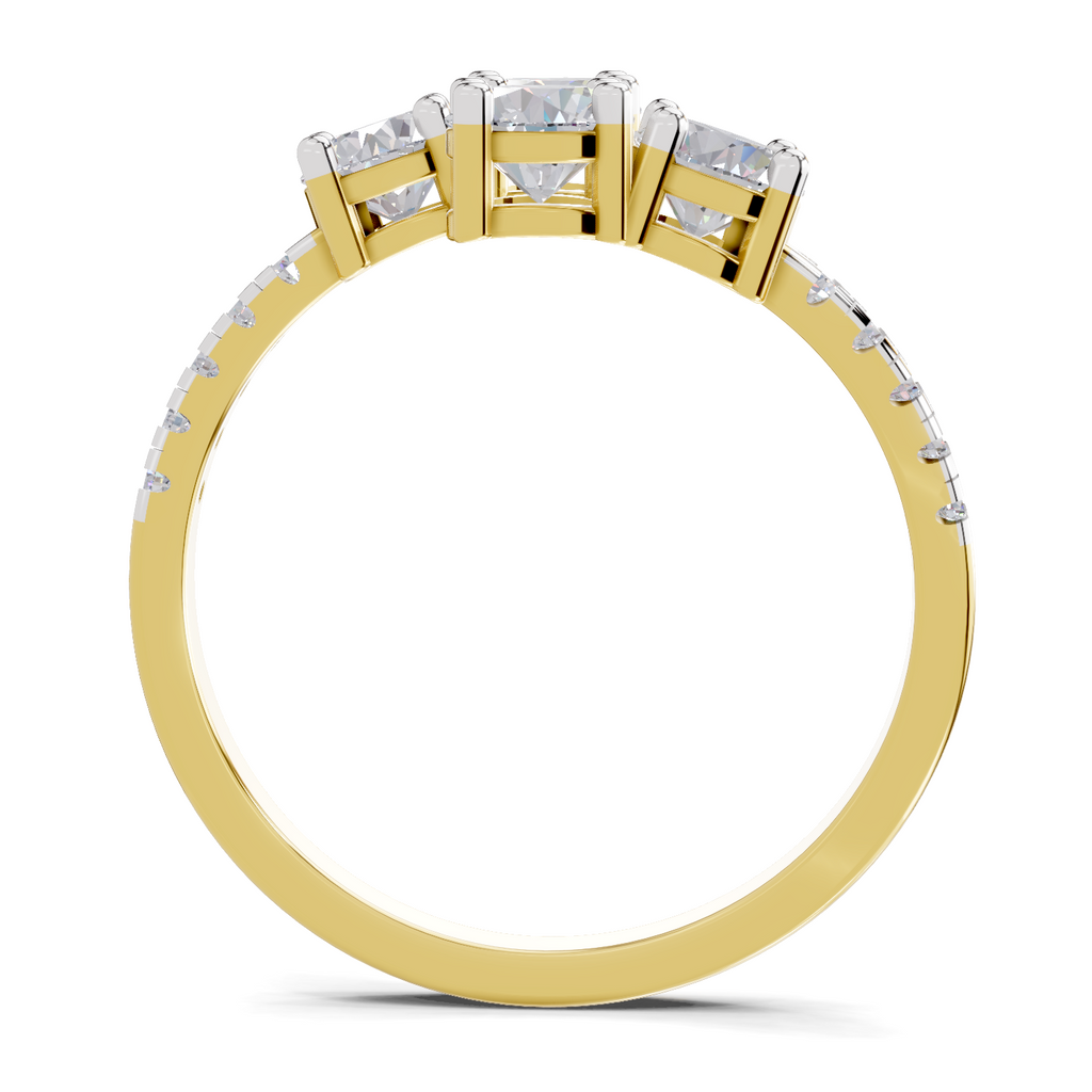 Sparkling Eternal Diamond Engagement Ring