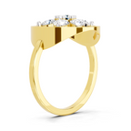 Pristine Floral Diamond Ring