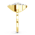 Pristine Floral Diamond Ring