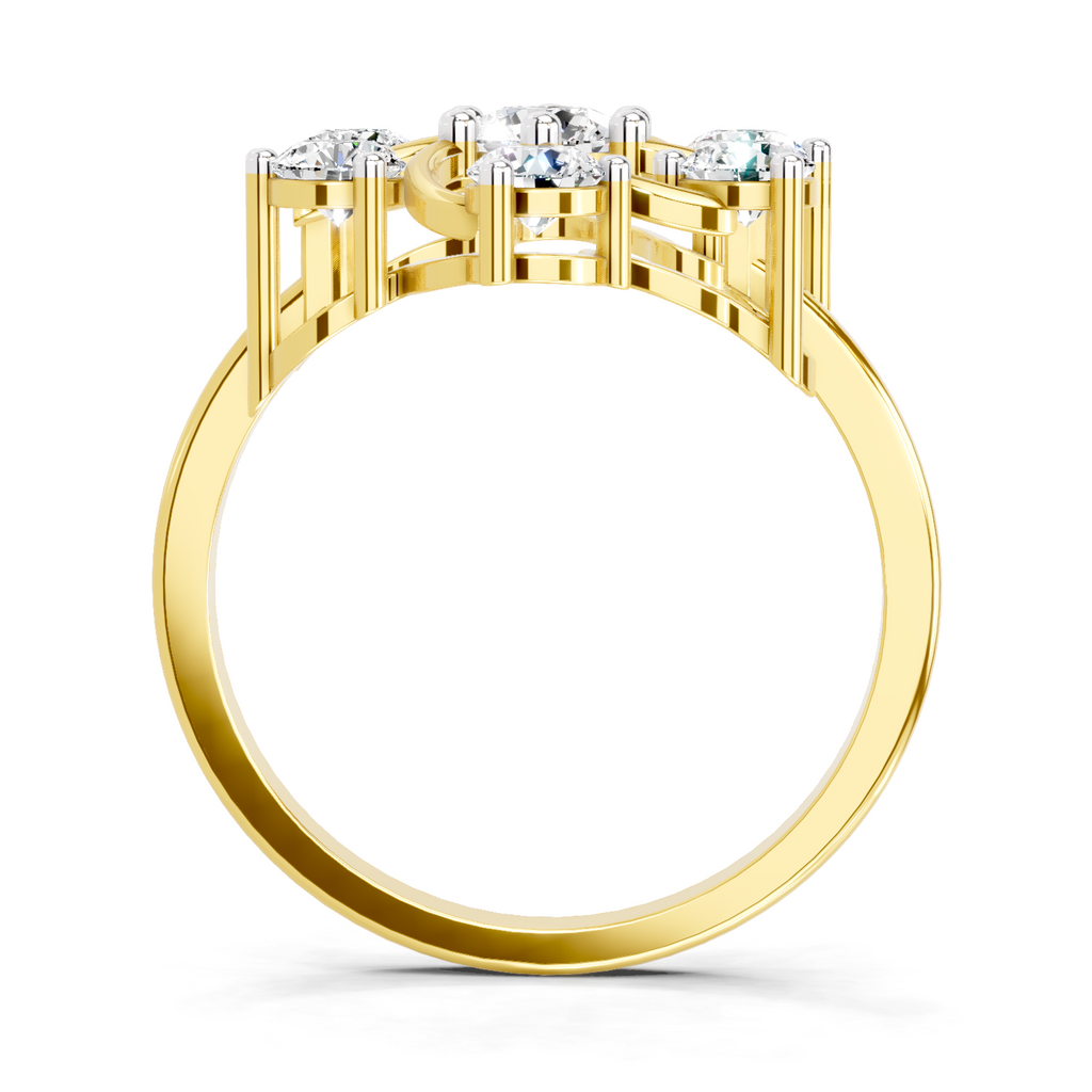 Eternal Round Swirl Diamond Ring
