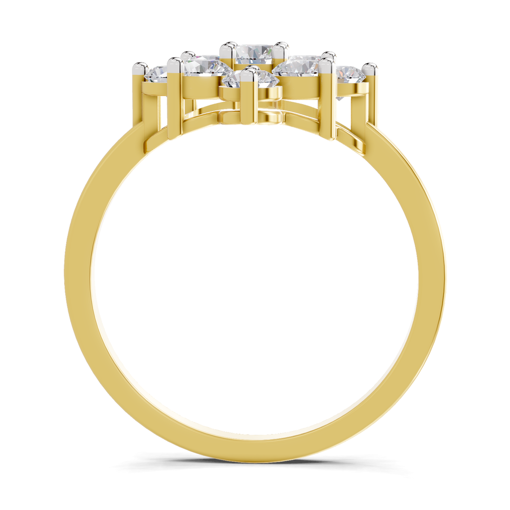 Resplendent Blossom Diamond Engagement Ring