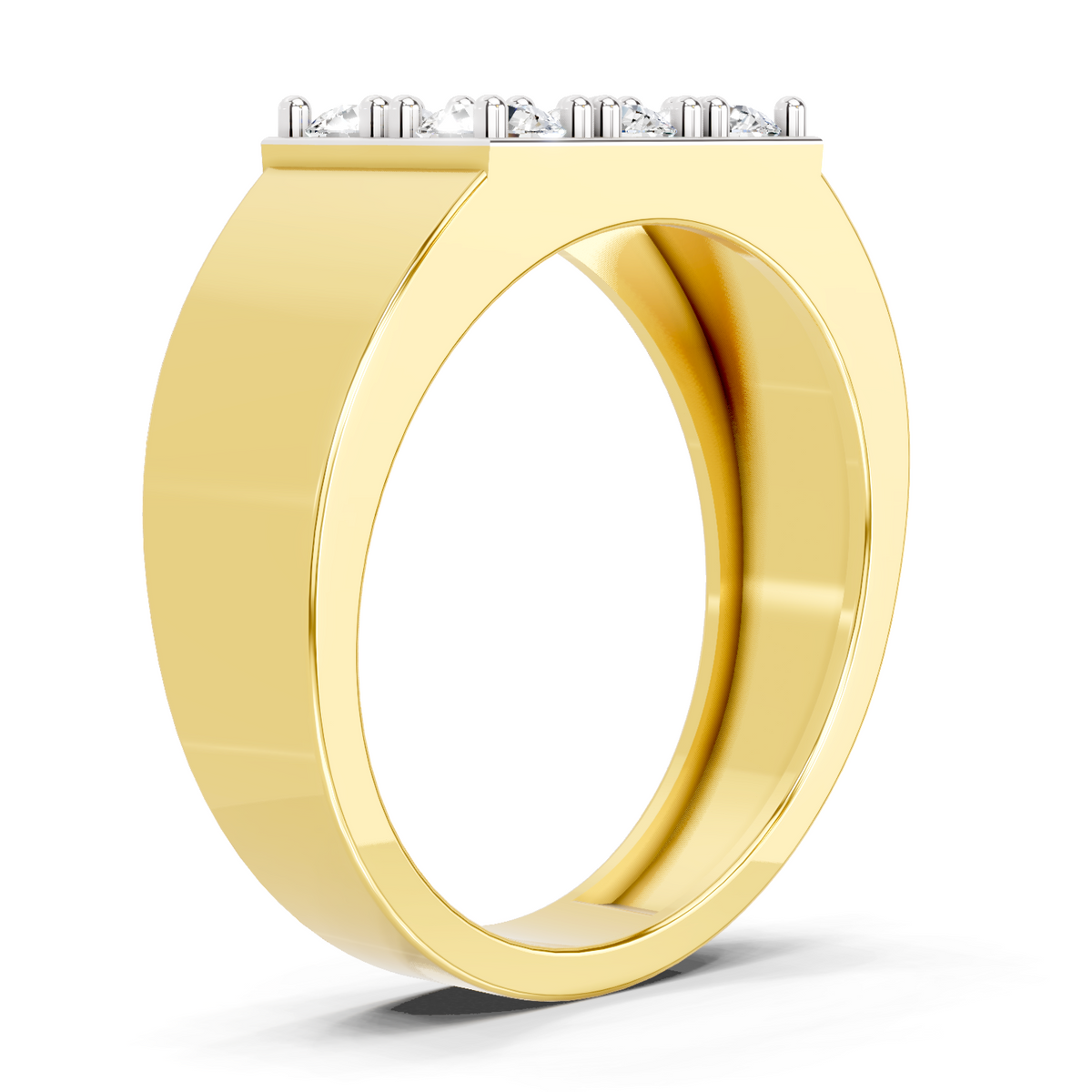 Elegant Round Cluster Diamond Ring