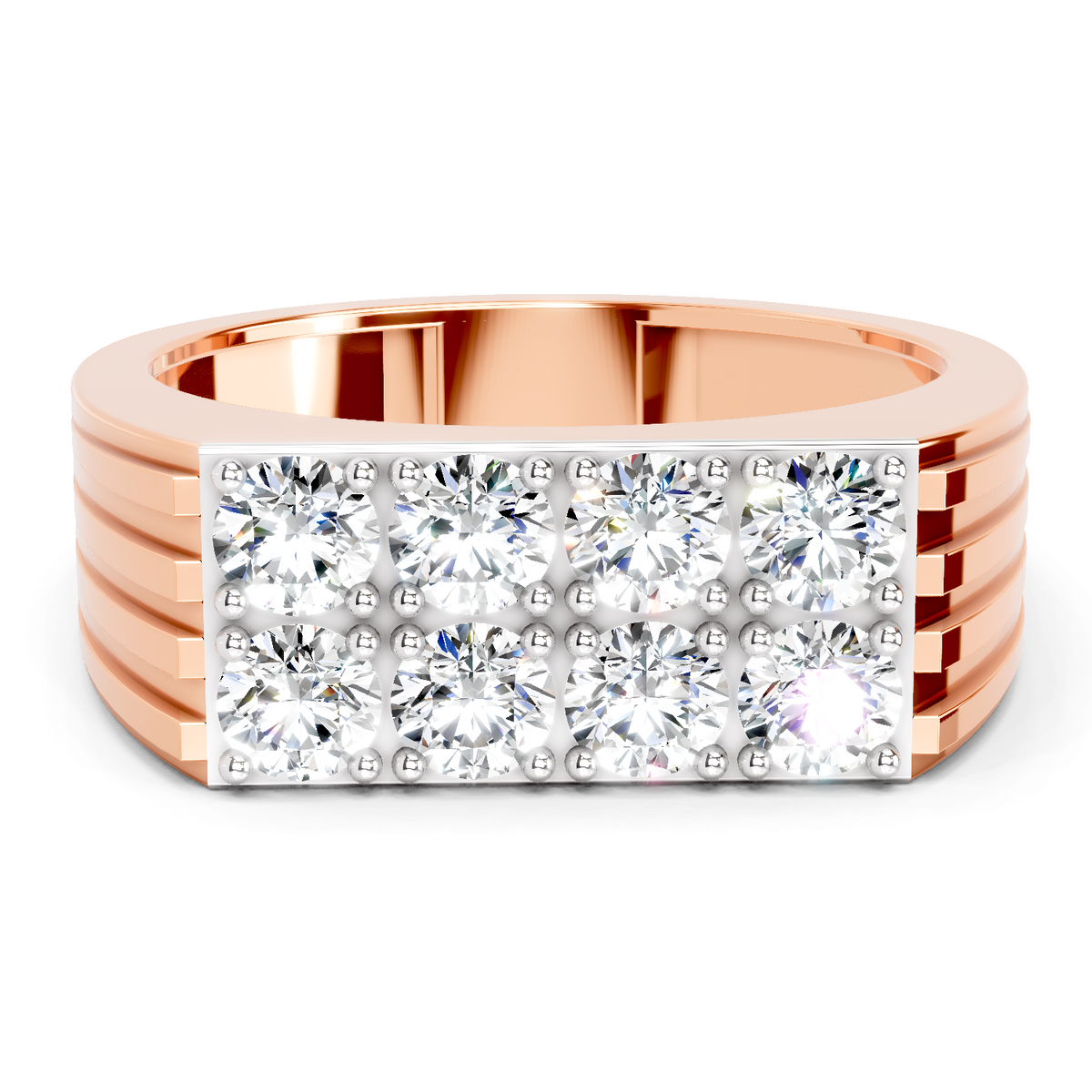 Regal Round Cluster Diamond Ring