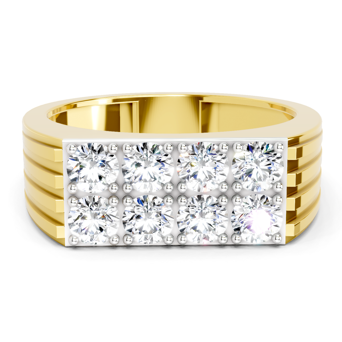 Regal Round Cluster Diamond Ring