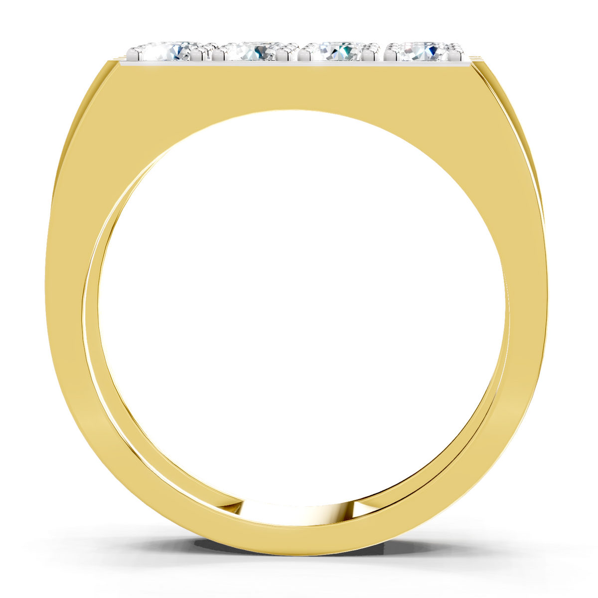 Regal Round Cluster Diamond Ring