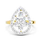 Resplendent Round Cluster Diamond Ring