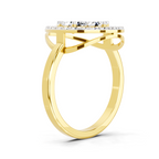 Resplendent Round Cluster Diamond Ring