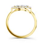 Resplendent Round Cluster Diamond Ring