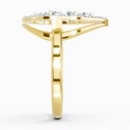 Resplendent Round Cluster Diamond Ring