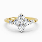 Elegant Cluster Diamond Ring