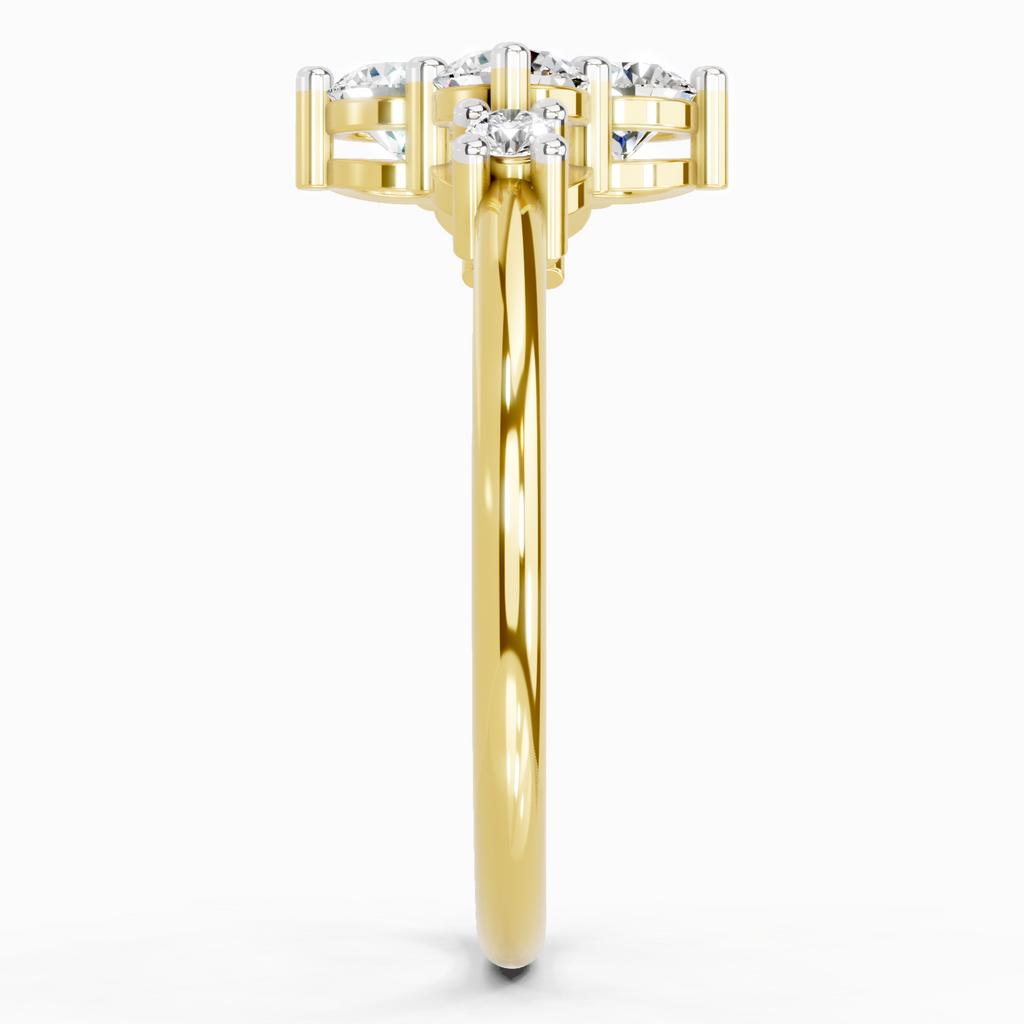 Elegant Cluster Diamond Ring