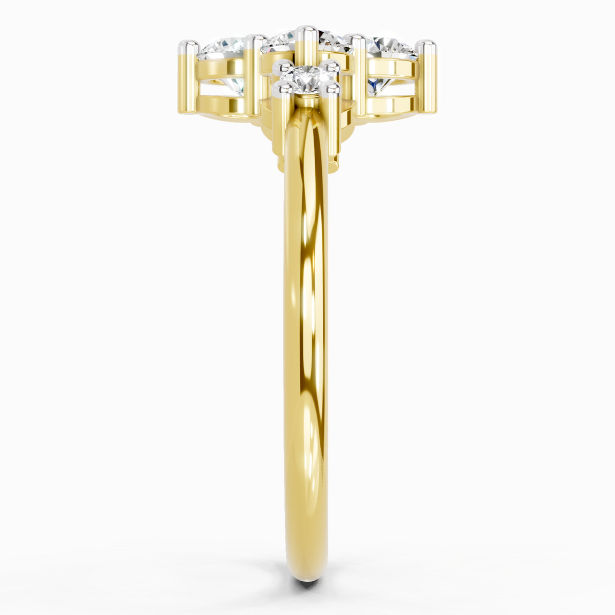 Elegant Cluster Diamond Ring