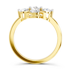 Luminous Cluster Diamond Ring