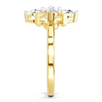 Luminous Cluster Diamond Ring