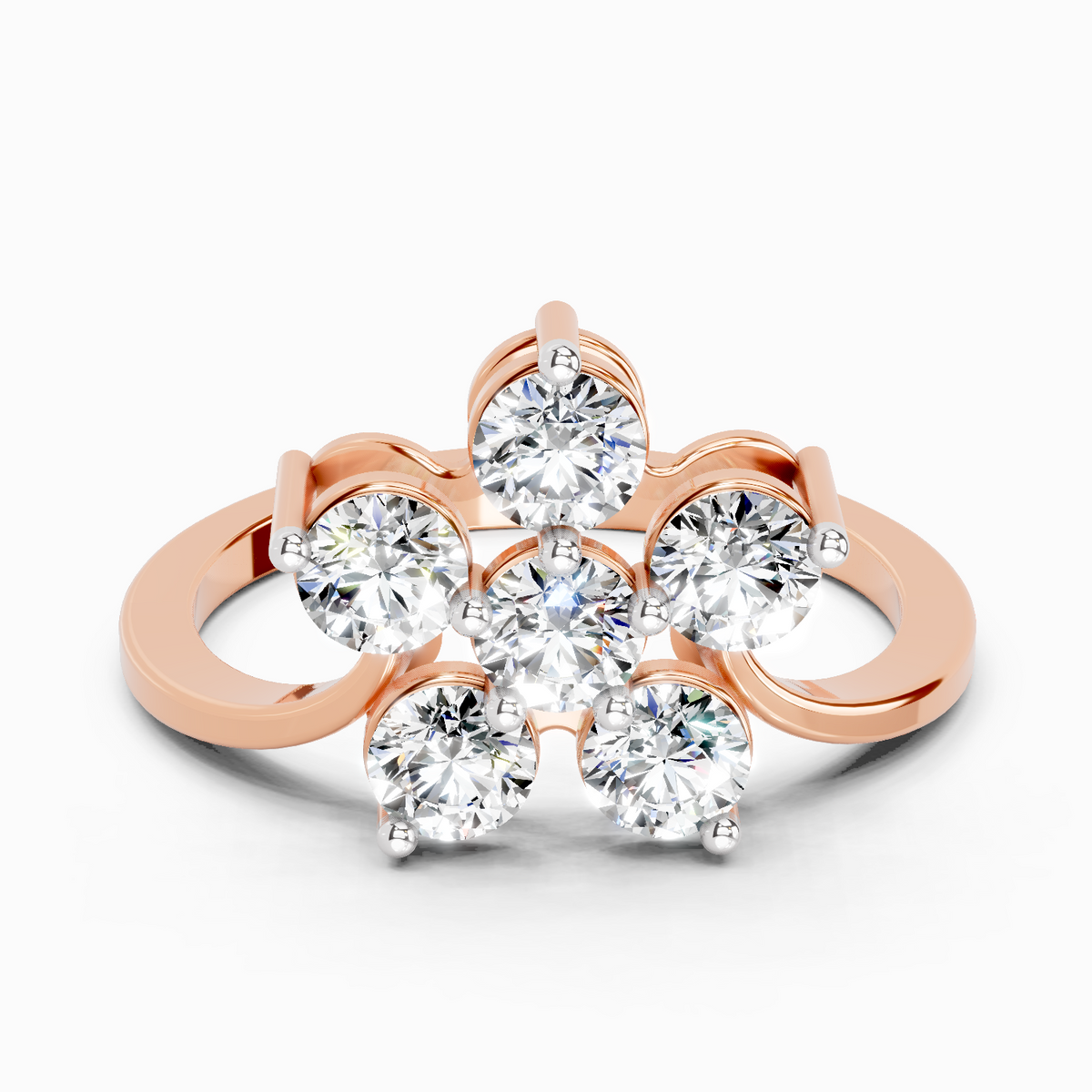 Dreamy Floral Diamond Ring