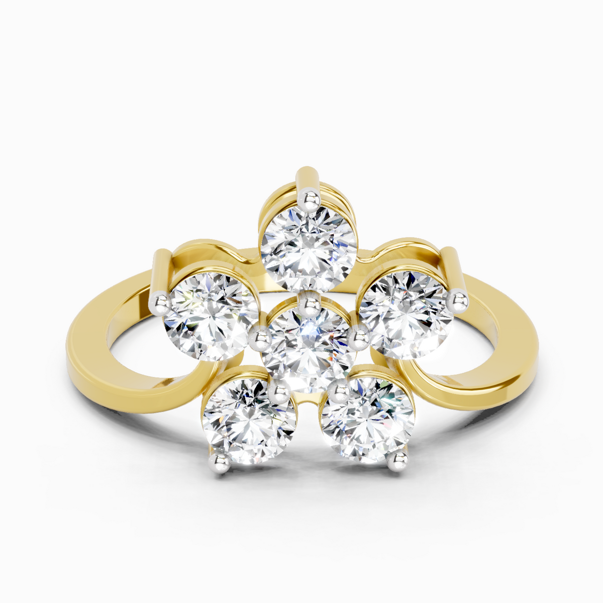 Dreamy Floral Diamond Ring