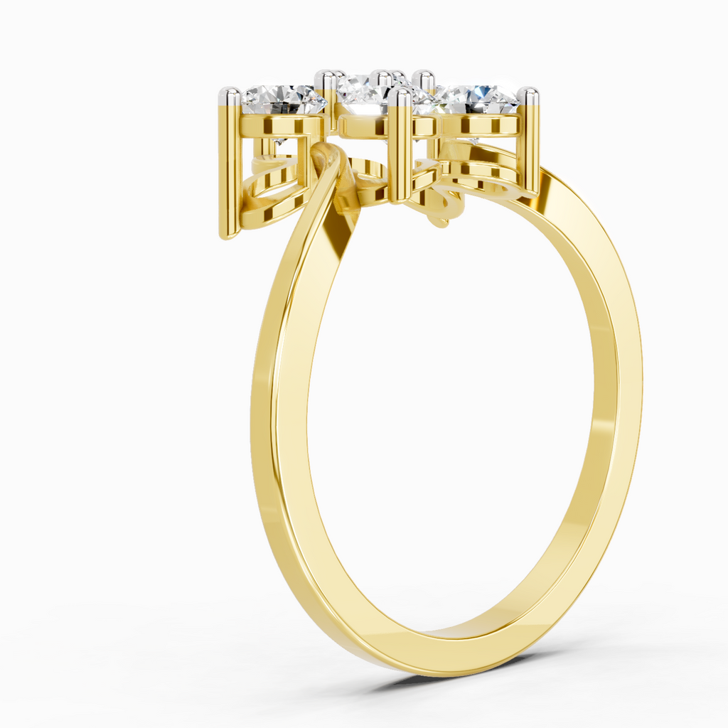 Dreamy Floral Diamond Ring
