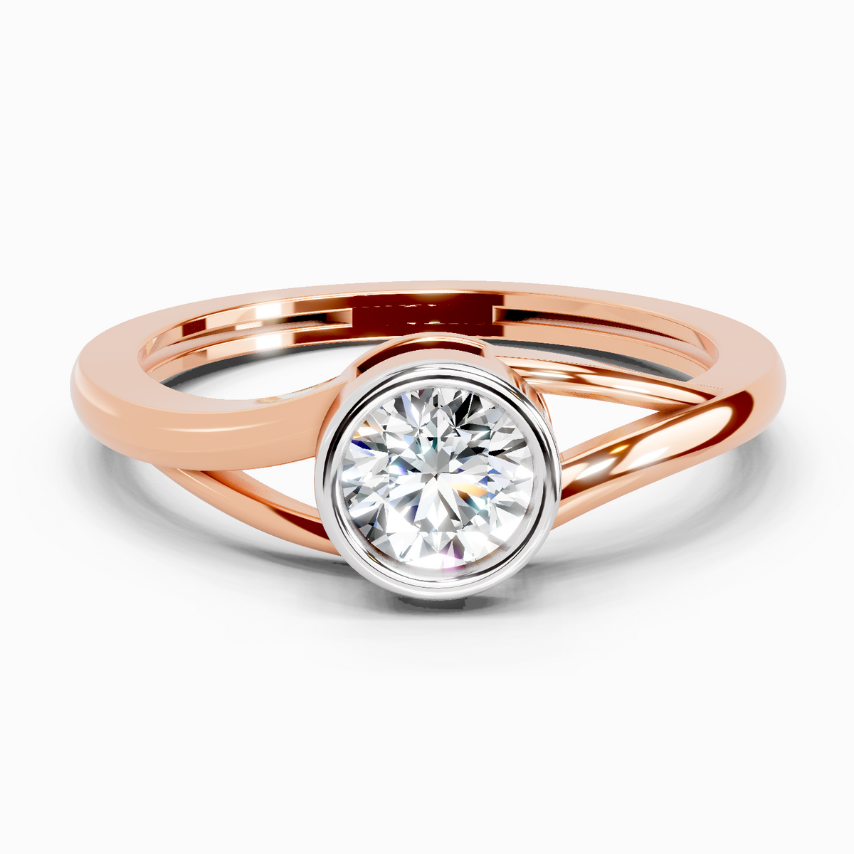 Refined Solitaire Diamond Ring