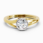 Refined Solitaire Diamond Ring