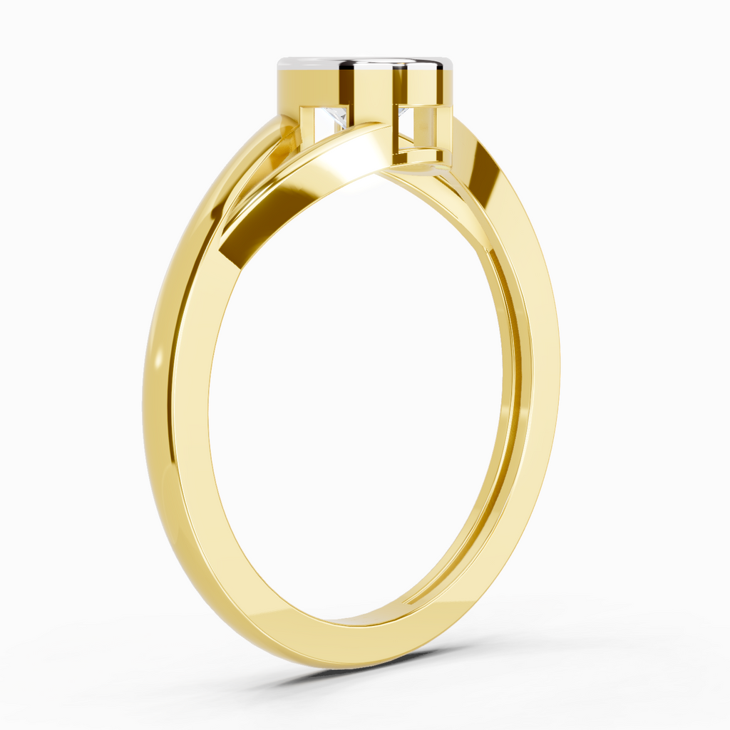 Refined Solitaire Diamond Ring