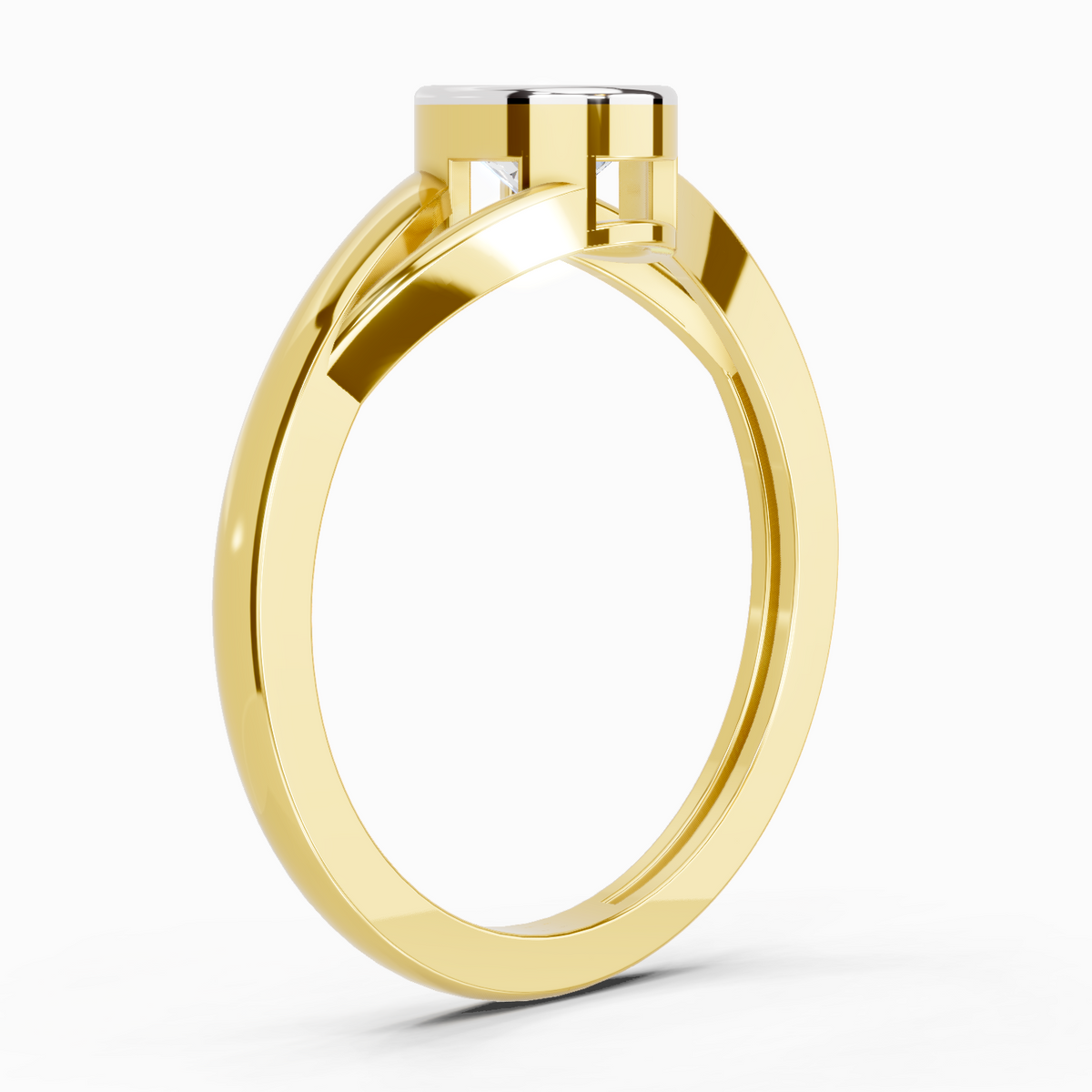 Refined Solitaire Diamond Ring