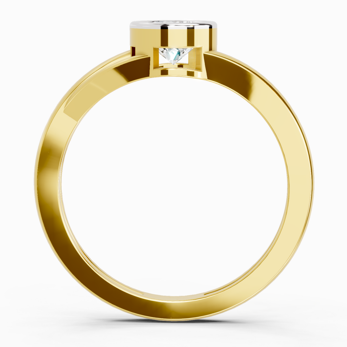 Refined Solitaire Diamond Ring