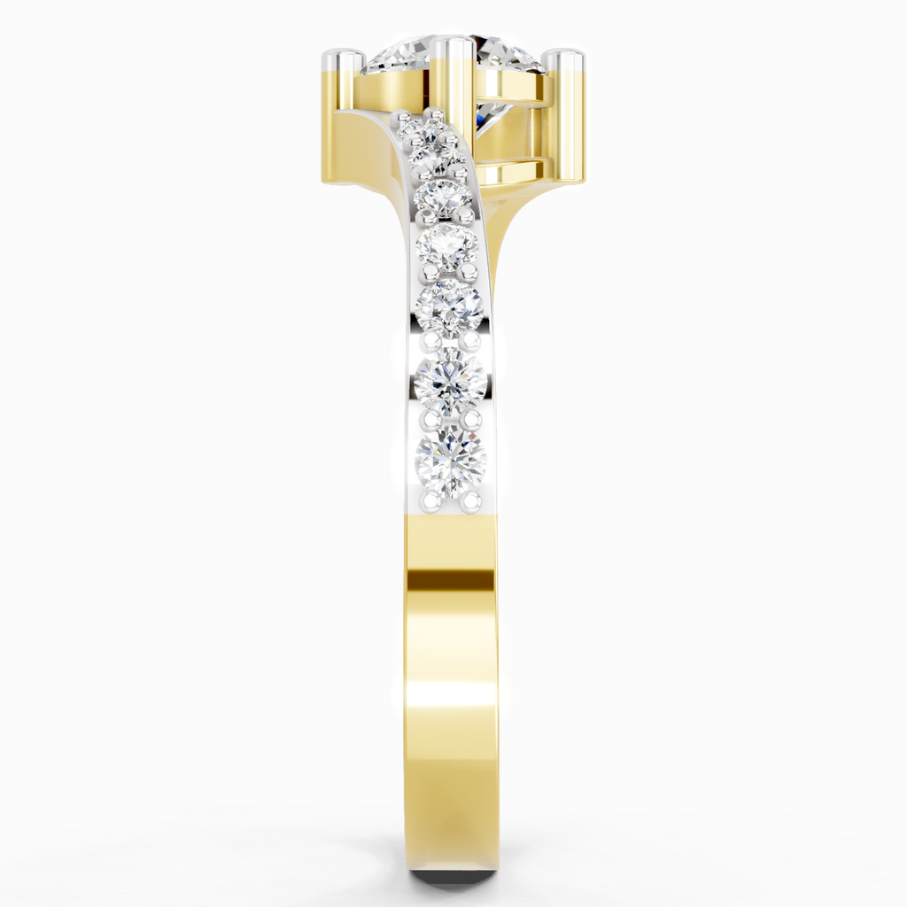 Opulent Solitaire Diamond Engagement Ring