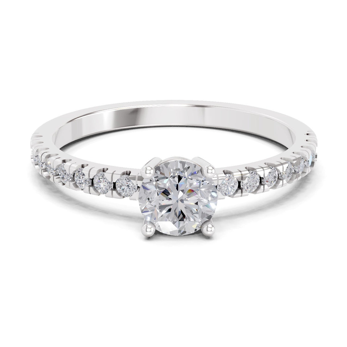 Pristine Solitaire Diamond Ring