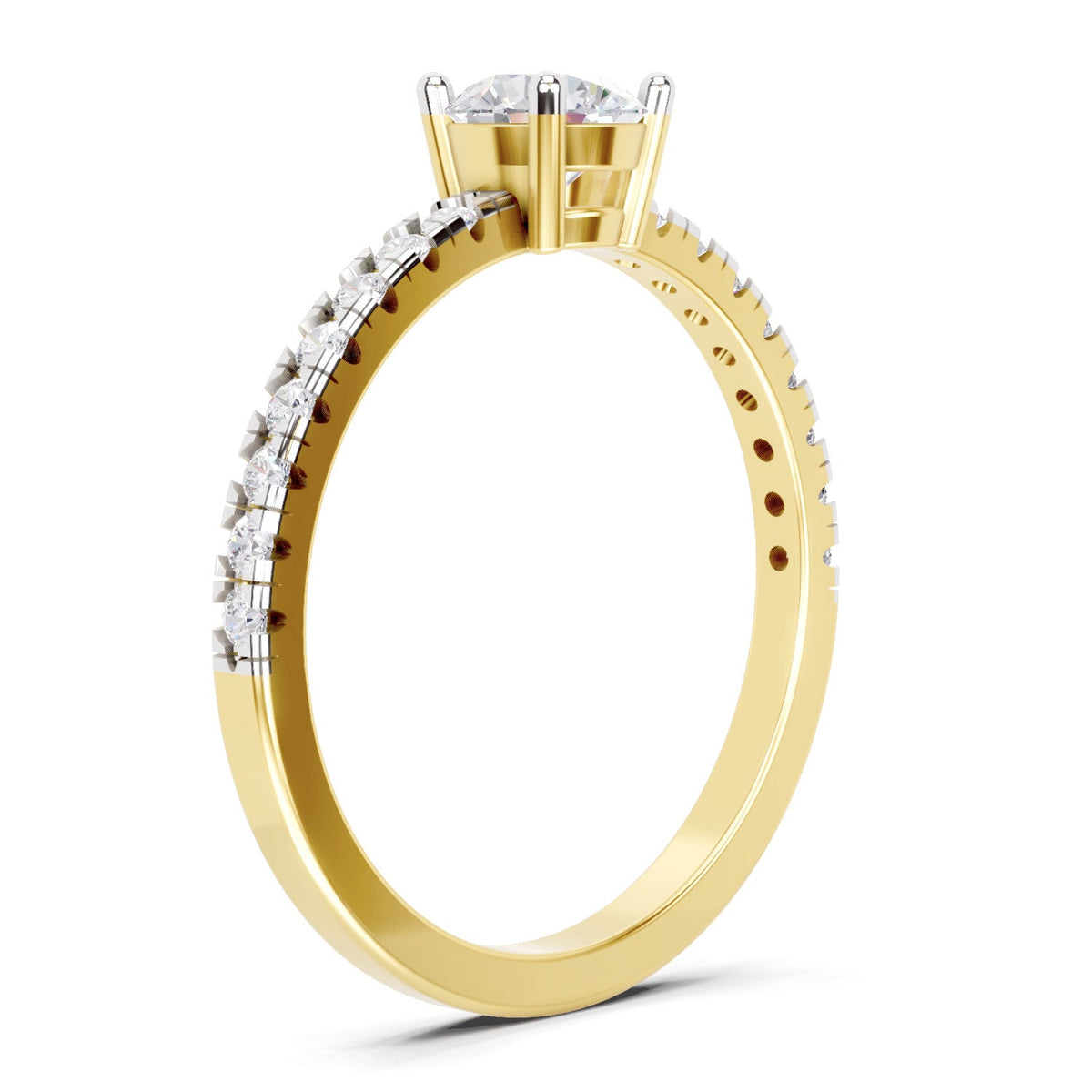 Pristine Solitaire Diamond Ring