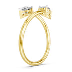 Elegant Pear Solitaire Diamond Ring