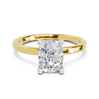 Classic Cushion Solitaire Diamond Engagement Ring