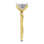 Classic Cushion Solitaire Diamond Engagement Ring