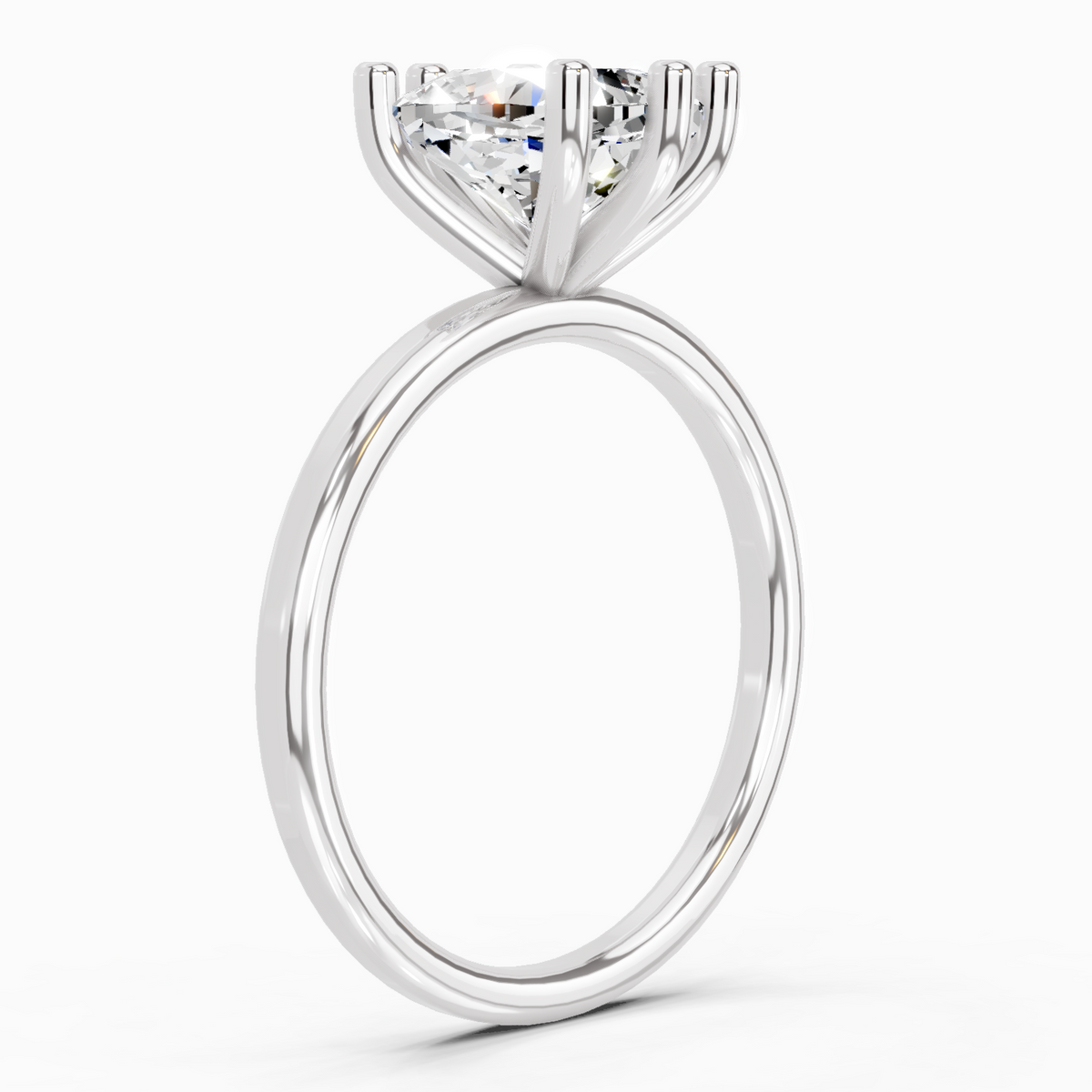 Dreamy Cushion Solitaire Diamond Ring