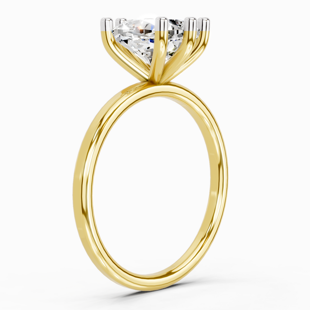 Dreamy Cushion Solitaire Diamond Ring