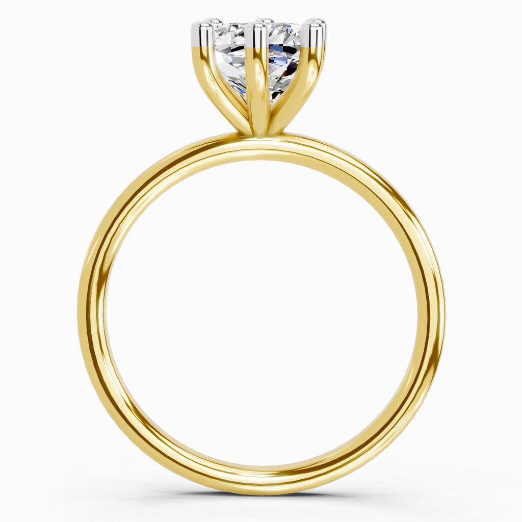 Dreamy Cushion Solitaire Diamond Ring