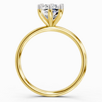 Dreamy Cushion Solitaire Diamond Ring